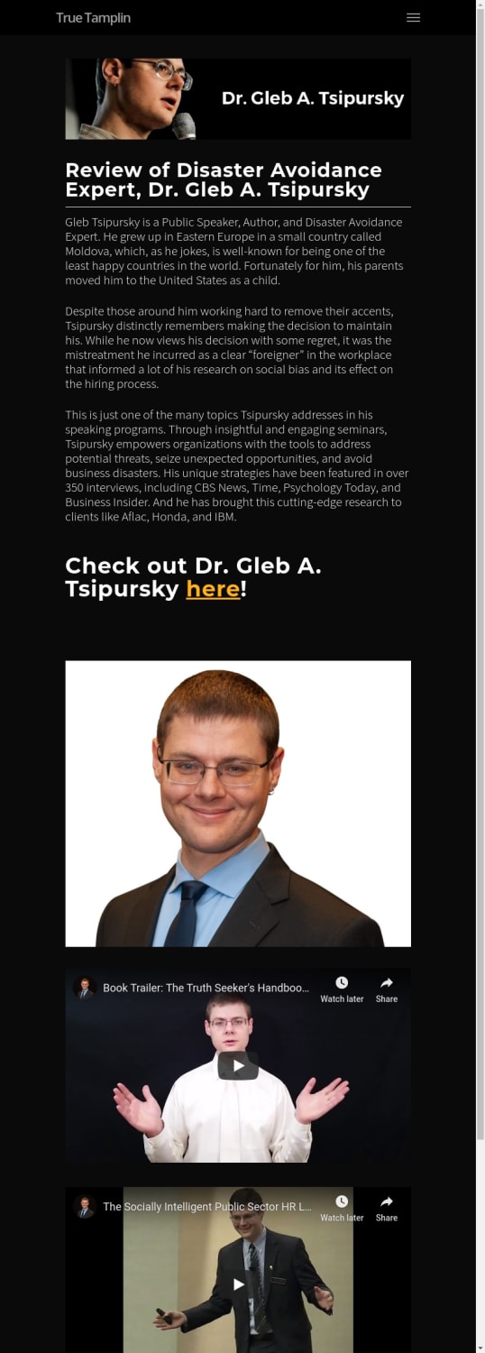 Dr. Gleb A. Tsipursky