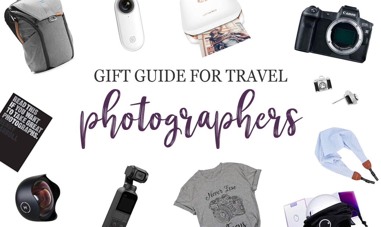 Gift guide for travel photographers
