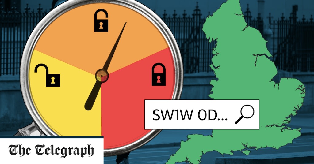 What tier is my area in? Use our Covid lockdown map to check your postcode