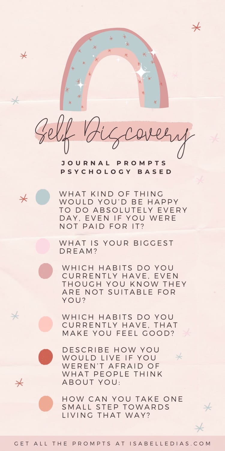 Positive Journal Prompts For Mental Health & Self Discovery (Inner Healing)
