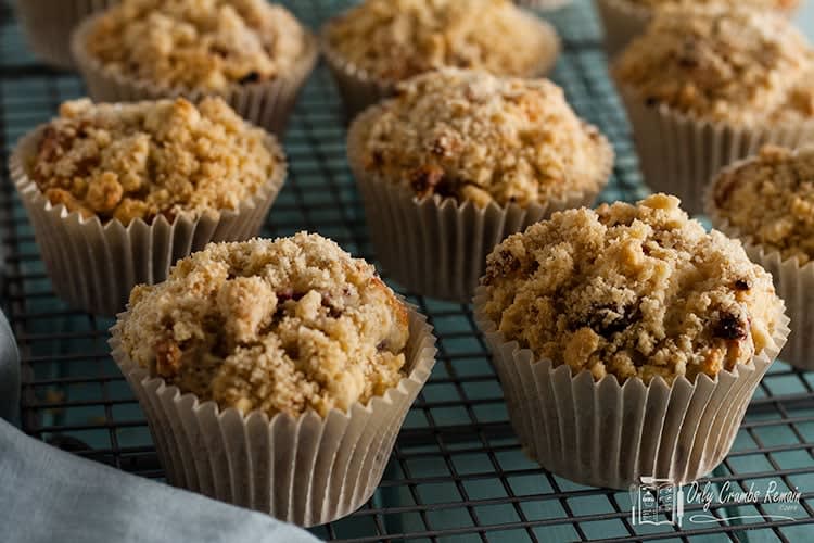 Gooseberry Crumble Muffins