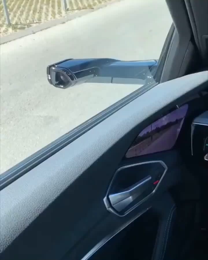 Futuristic replacement for a cars side mirror.