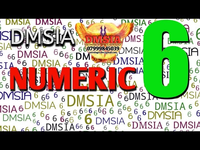 Numeric 6 Six DMSIA
