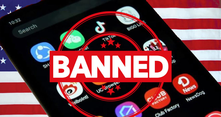 Widely Used Chinese Apps Banned In the US For 45 Days