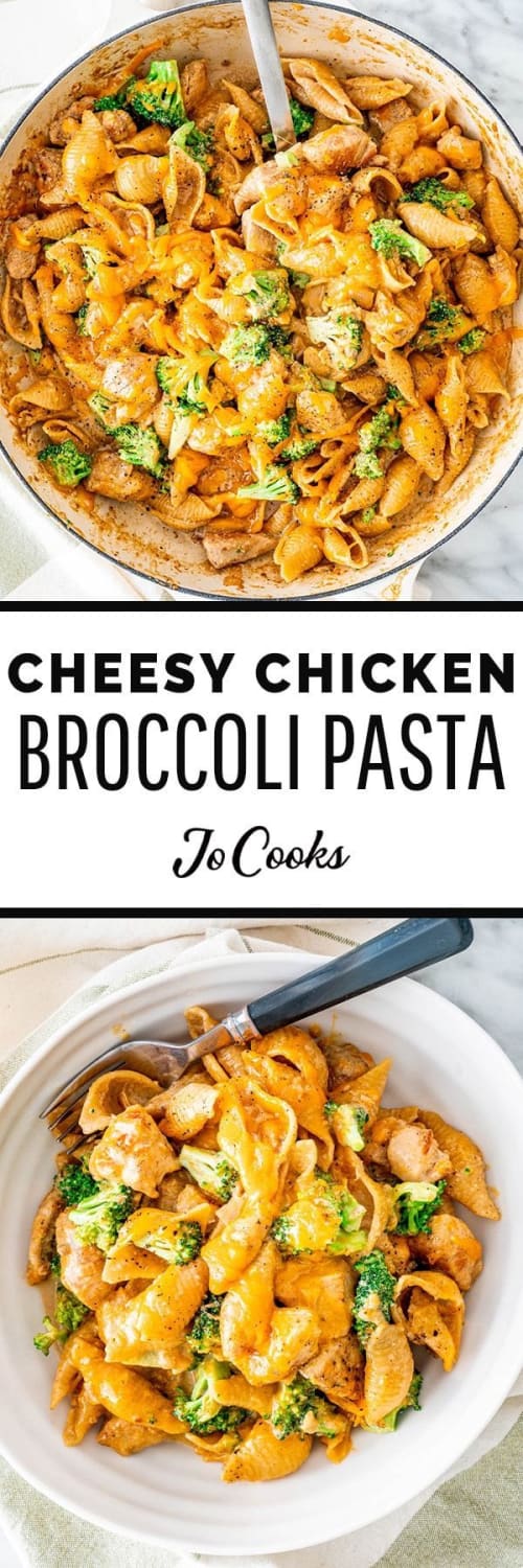 Cheesy Chicken Broccoli Pasta