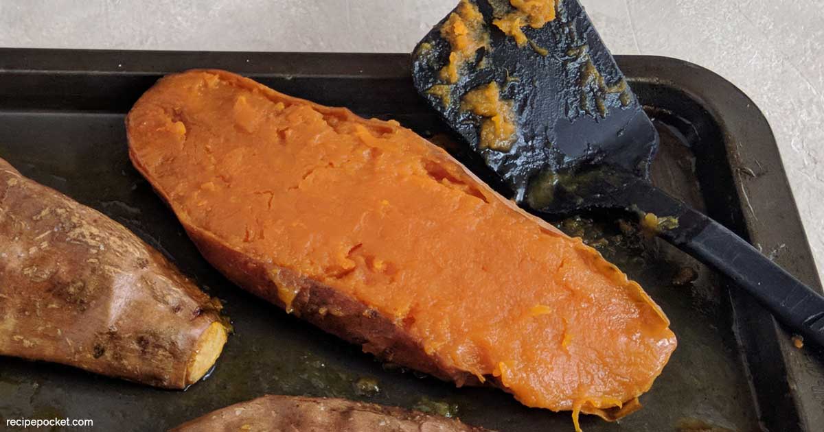 Easy Healthy Oven Baked Sweet Potatoes - Easy as 1,2,3