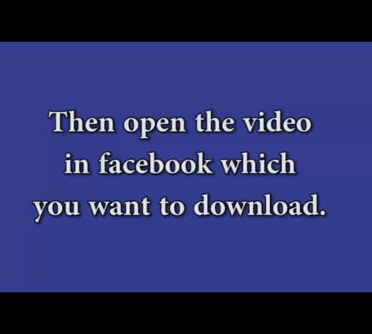 Chrome Extension for Downloading Facebook Videos