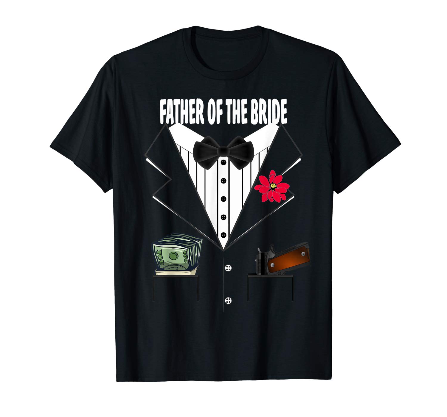Father Of The Bride Tuxedo T-shirt