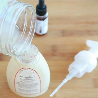 Step-by-Step How to Make Thieves Foaming Hand Soap