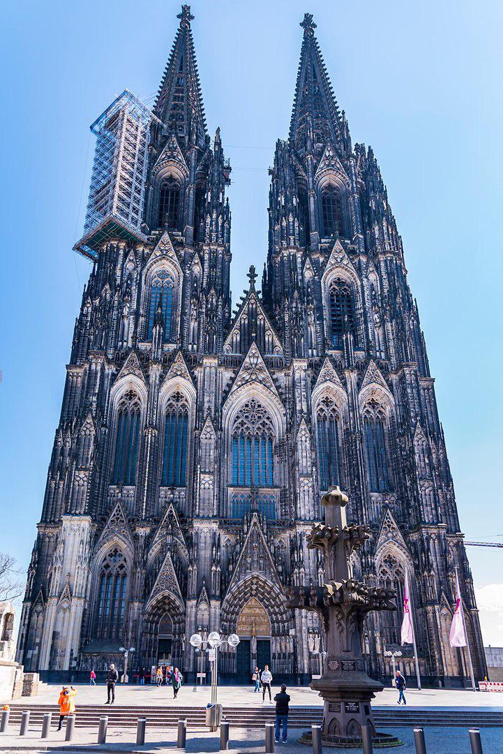 Cologne Cathedral. Masterpiece of gothic architecture. Years build : 1248 - 1880