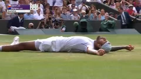 Nick Kyrgios is moving on at Wimbledon He reaches the first Grand Slam semifinal of his career 🎾