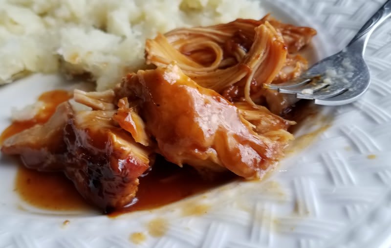 how to make slow cooker apple cider bbq chicken