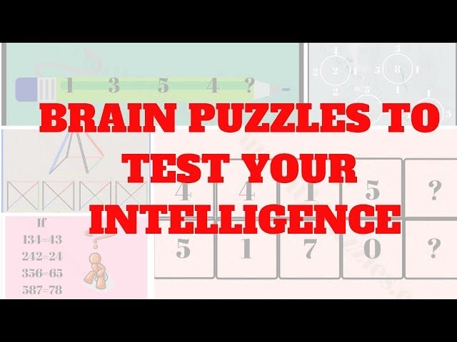 BRAIN #PUZZLES TO #TEST YOUR INTELLIGENCE