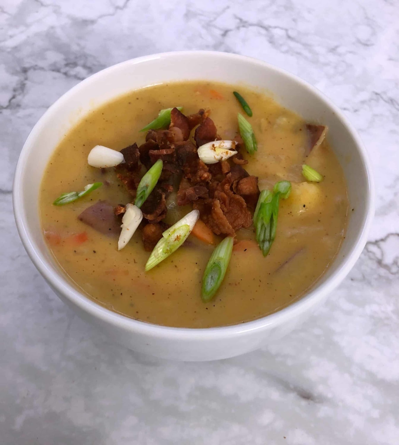 Cheesy Potato Soup - Easy Stovetop or Instant Pot