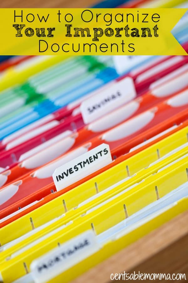 How to Organize Your Important Documents