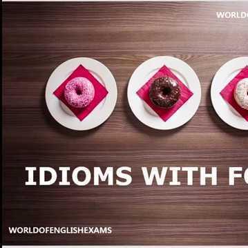 IELTS Speaking 9.0 bands -idioms with food