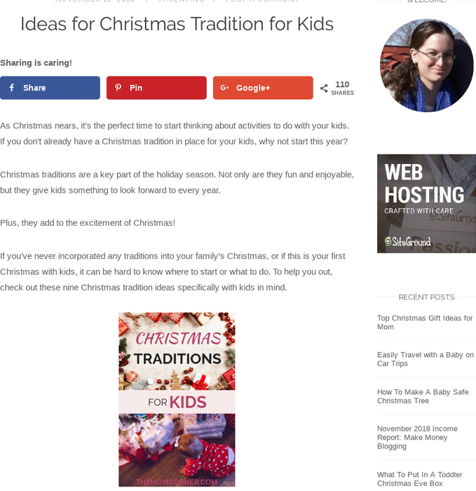 Ideas for Christmas Tradition for Kids