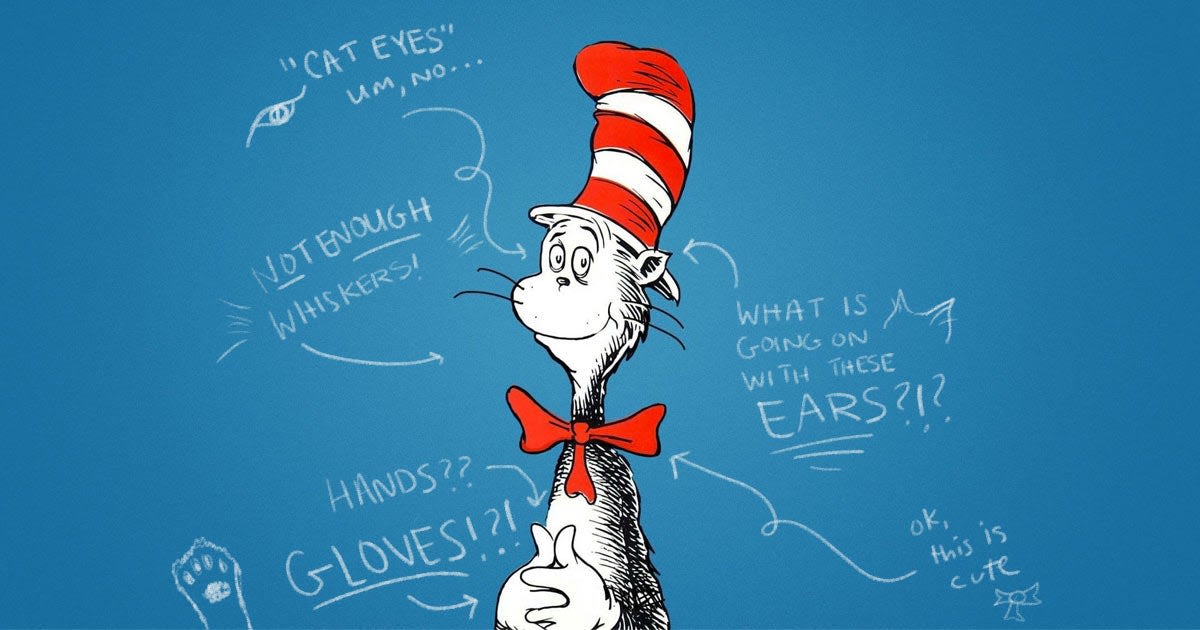 Sorry, But the Cat in the Hat is Not a Cat