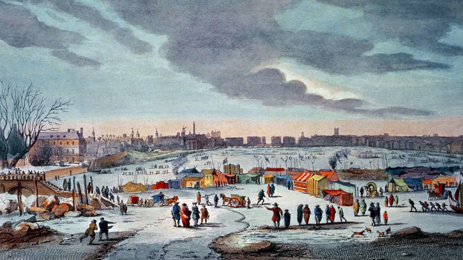 London on Ice: The Georgian Frost Fairs Held on the River Thames