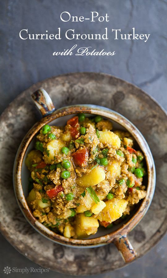Curried Ground Turkey With Potatoes