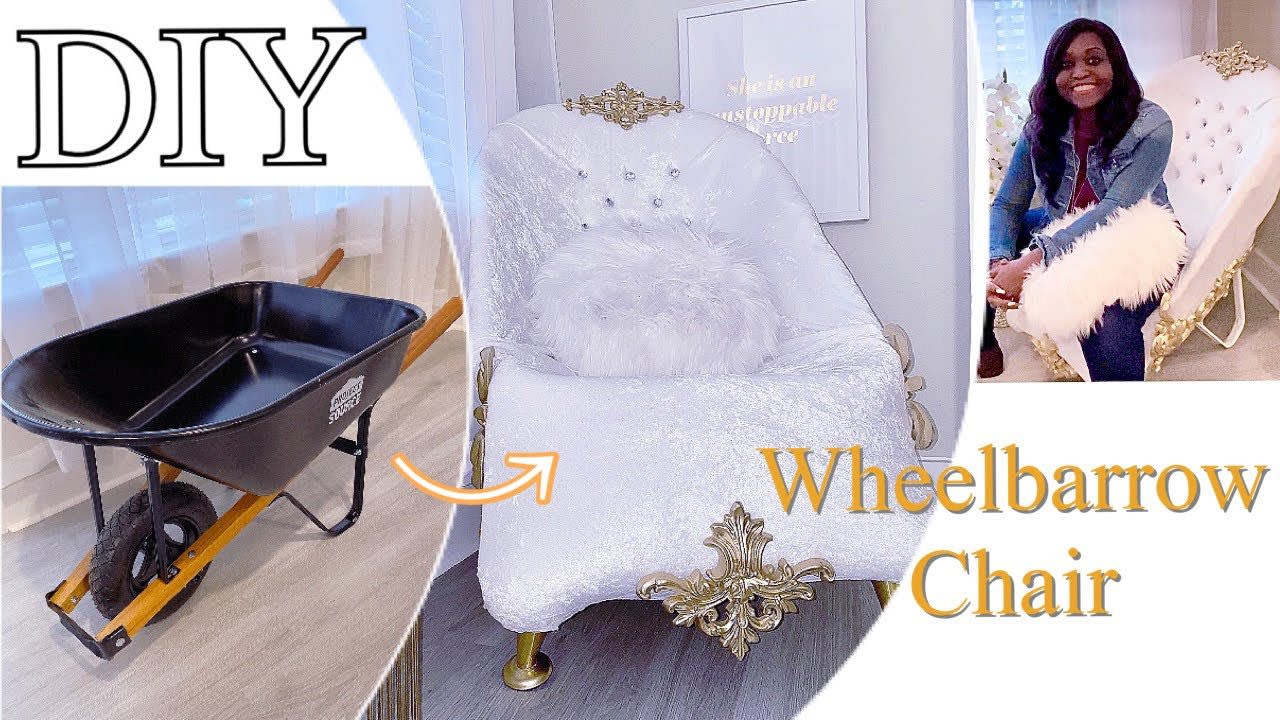 Fool your friends into thinking you are rich with this faux luxury wheelbarrow seating
