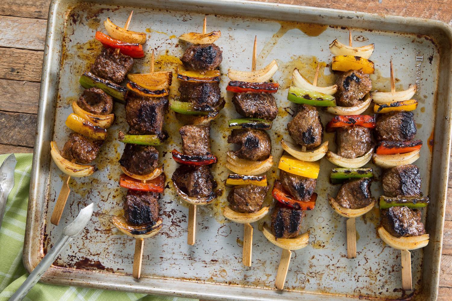 Ancho Chile Beef-and-Vegetable Kabobs