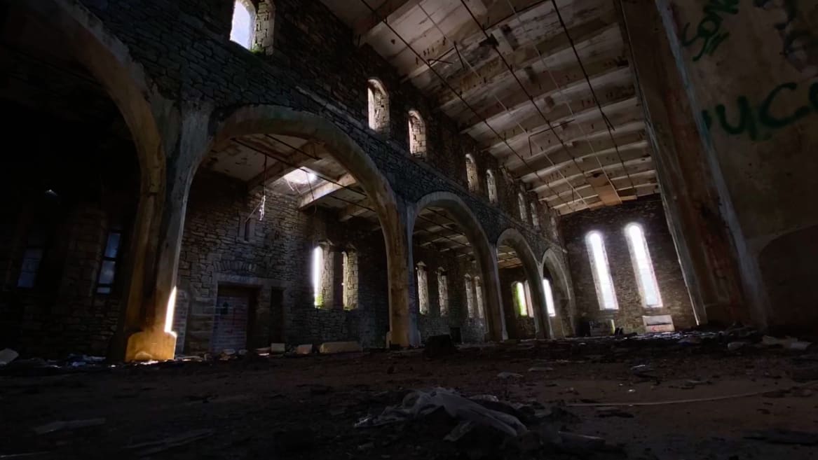 Abandoned Gothic Church in South Wales