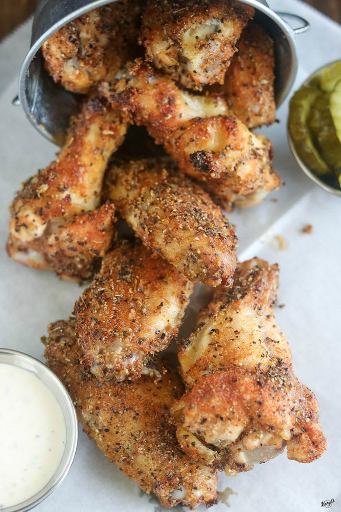 Pickle Brined Chicken Wings | Karyl's Kulinary Krusade