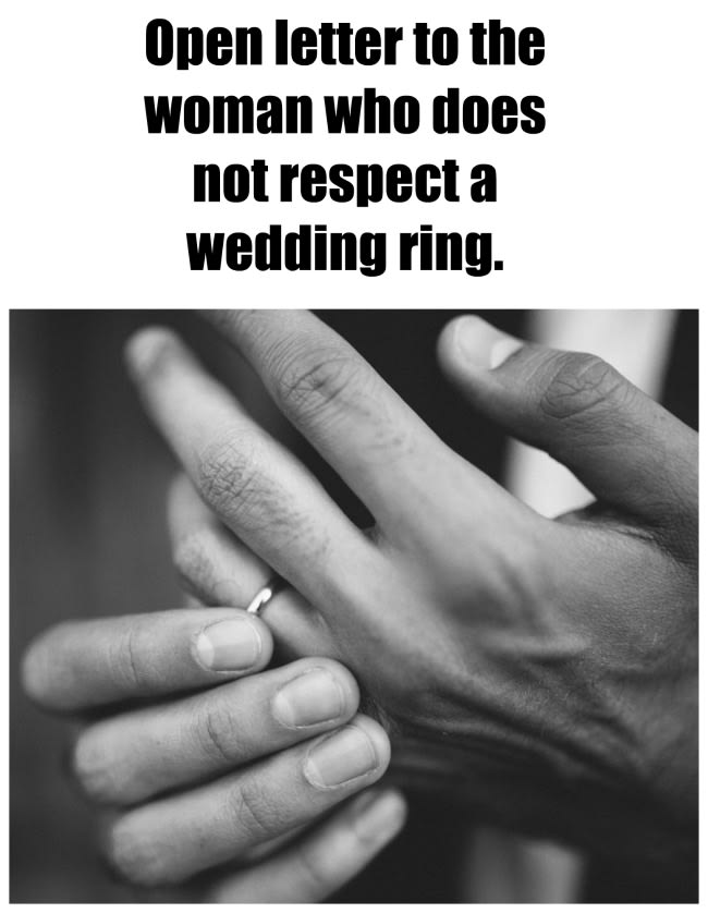 Respect The Meaning Of A Wedding Ring