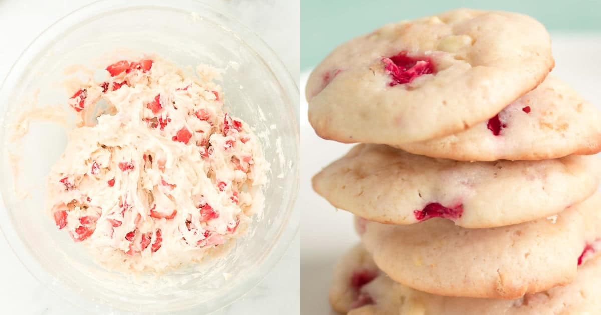 Easy Strawberry Cheesecake Cookies