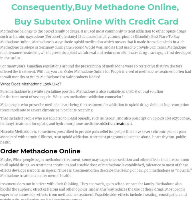 Buy Methadone online, Methadone, buy subutex online with credit card