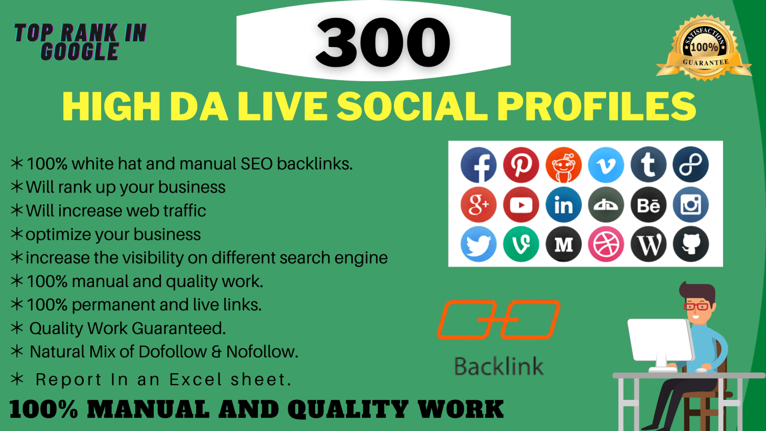 I Will Do Create High Da Live Social Media Profiles