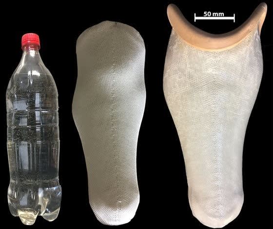 These researchers are turning plastic bottles into prosthetic limbs