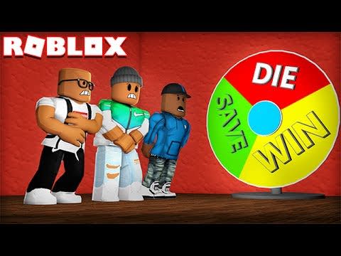 WILL YOU WIN, DIE OR BE SAVED IN ROBLOX!? (Wheel of Fortune)