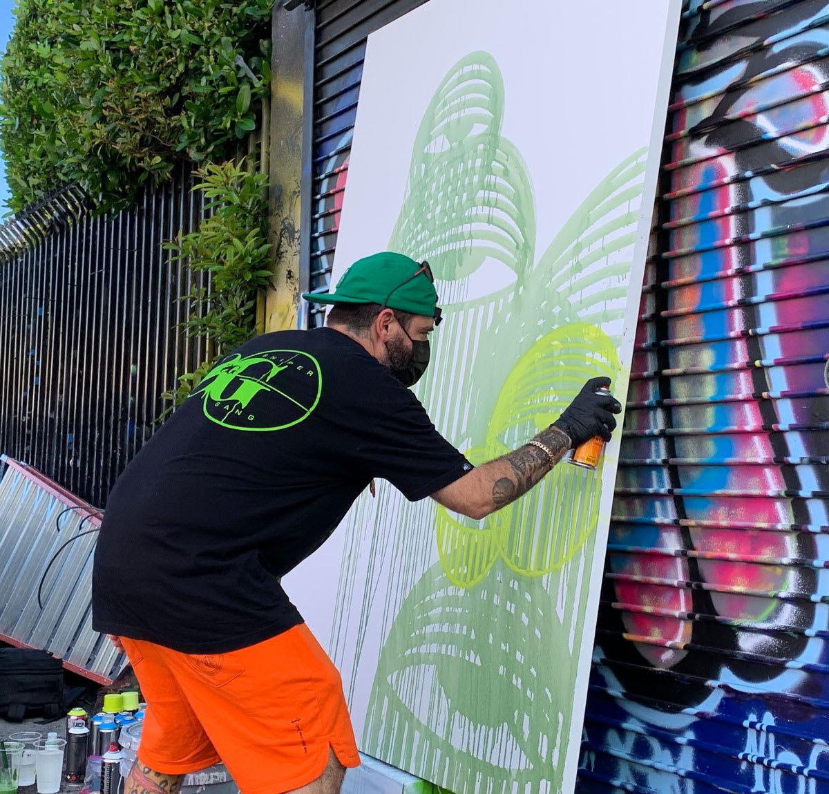 Biscayne World: Ahol Sniffs Glue eyes a new mural and book