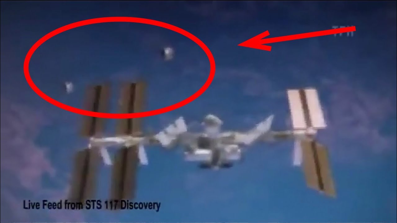 UFOs captured on live feeds by NASA