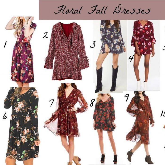 Favorite Floral Dresses For Fall - More Than A Fashion Blog