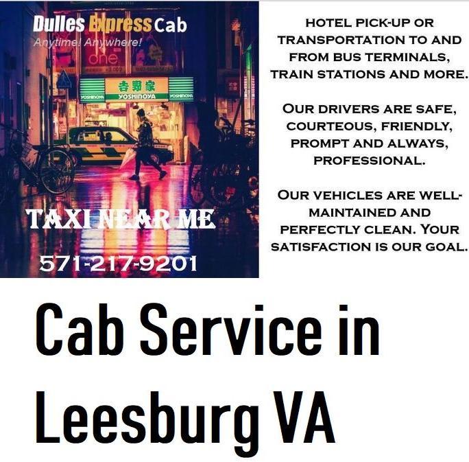 Cab Service in Leesburg VA