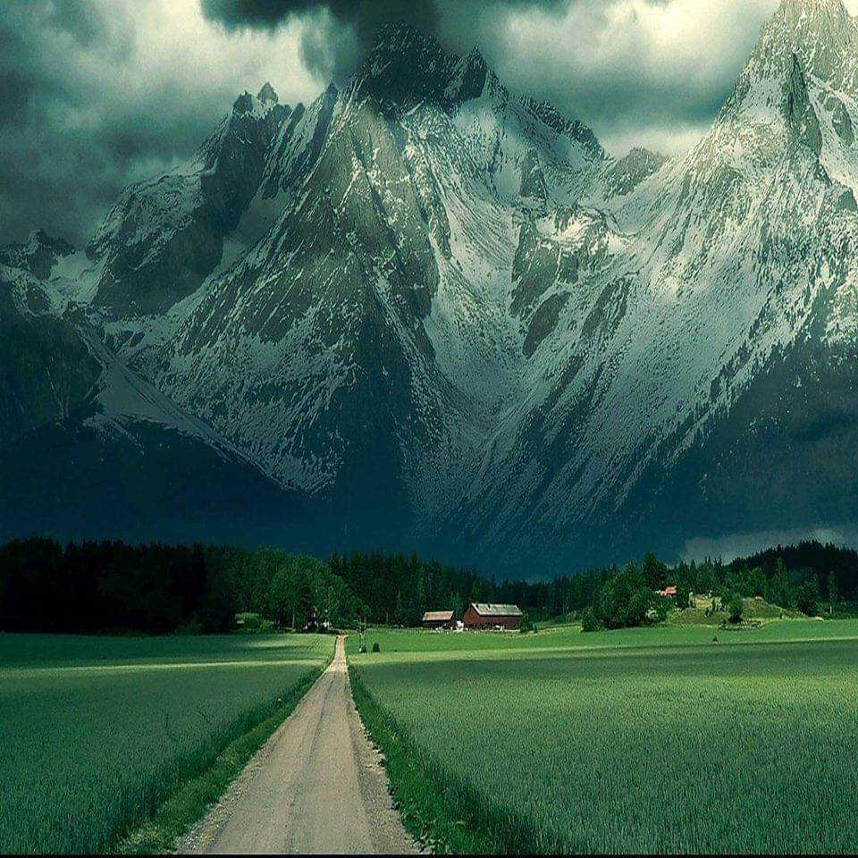 The imposing beauty of the Swiss Alps.
