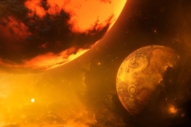 The remnants of an ancient planet might be buried inside Earth. New research suggests the Moon-forming Theia impactor (a Mars-size body that struck Earth 4.5 billion years ago) might have merged with our planet, forming two dense clumps in Earth's mantel that still exist to this day.