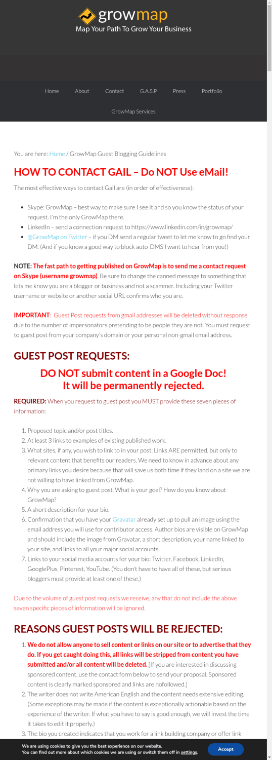 GrowMap Guest Blogging Guidelines