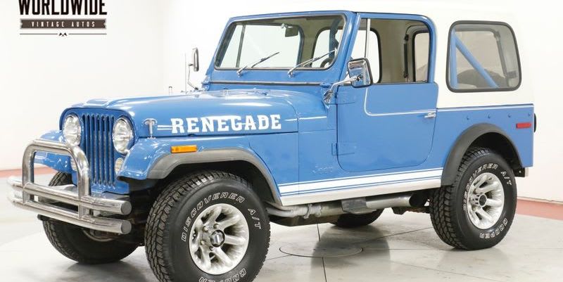 The 5.0-Liter CJ Renegade Is the V-8 Wrangler Jeep Won't Make Again