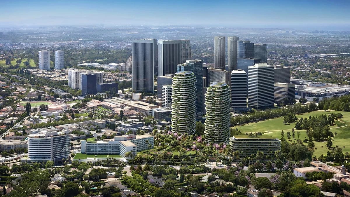 Fosters unveils high-rise garden-packed $2bn Beverly Hills masterplan