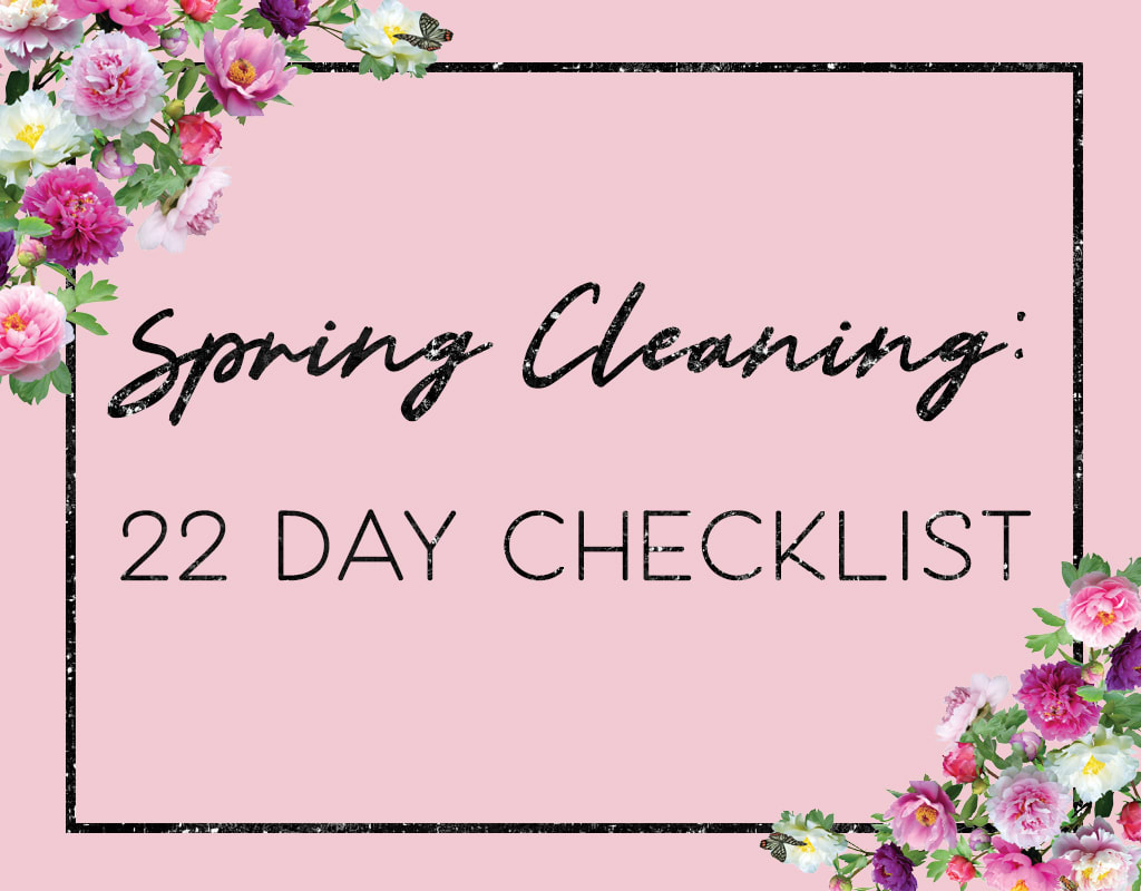 Spring Cleaning 22 Day Checklist