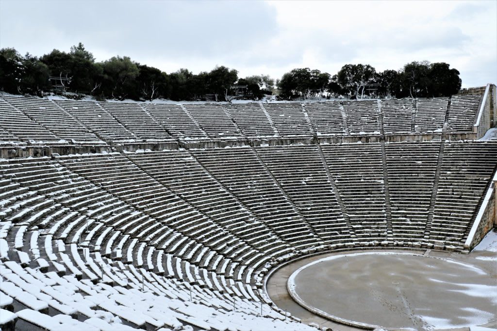 Visit to Ancient Epidaurus Theatre Greece Popular for Festivals - i Share