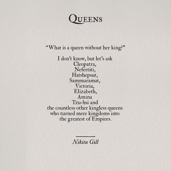 queens by nikita gill