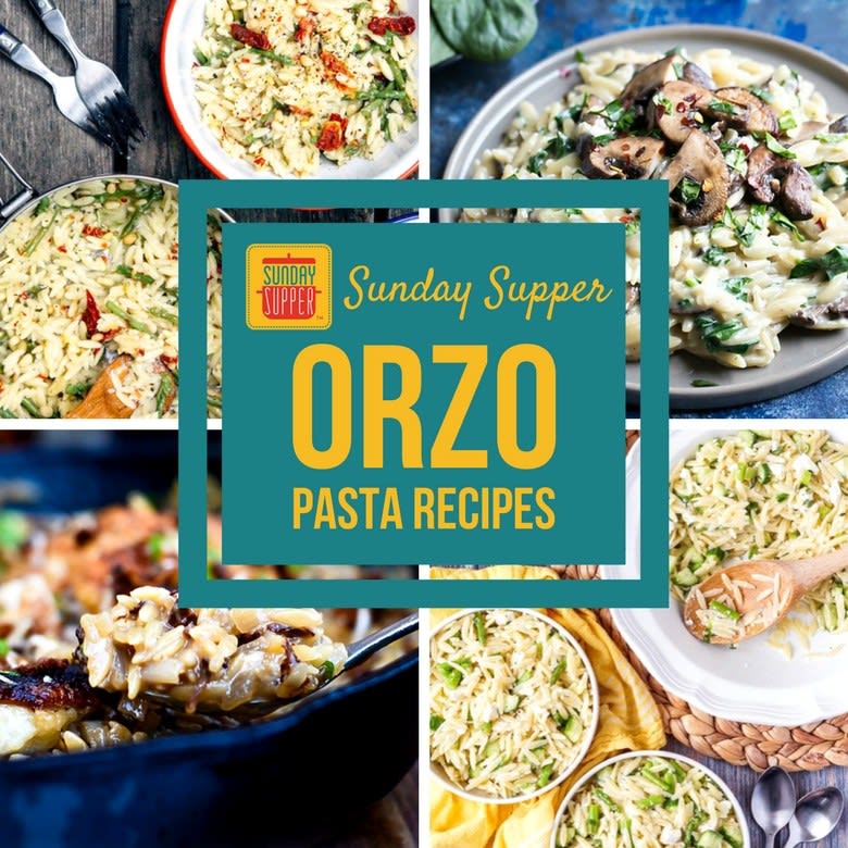 Orzo Pasta Recipes #SundaySupper