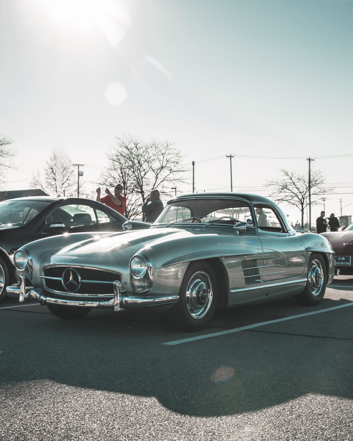 Mercedes-Benz 300SL Roadster that showed up at a local Cars & Coffee Sunday.