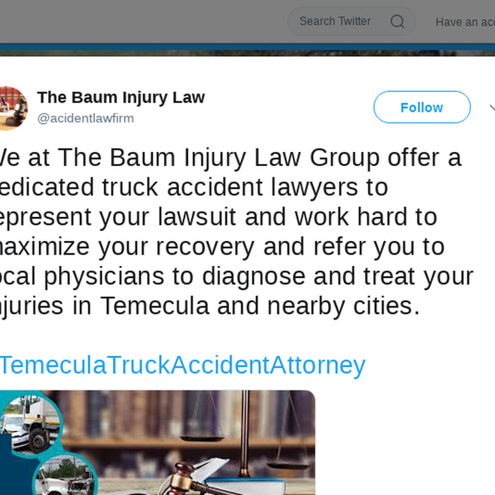 The Baum Injury Law on Twitter