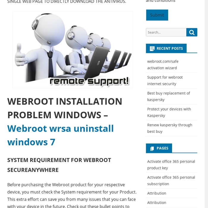 Webroot wrsa uninstall windows 7 - Tech knowledge for everyone